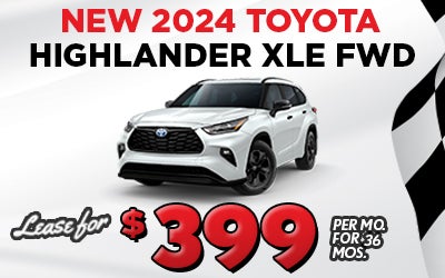New 2024 Toyota Highlander XLE FWD
