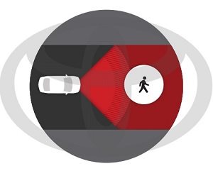Toyota Safety Sense Pedestrian Detection